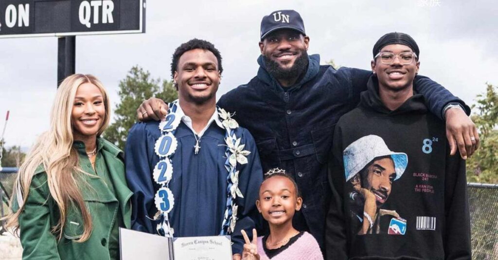 Bronny James Family